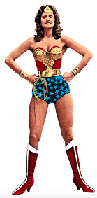 illustration de la posture de pouvoir Wonder Woman